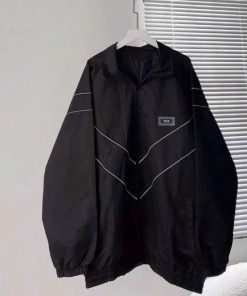 áo Khoác Dù Nam Nữ Thêu Chữ 4lucky Sọc Dạ Quang Form Rộng Thời Trang Sht80 – Minh Hà House