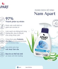 Dung Dịch Vệ Sinh Nam Làm Sạch, Bảo Vệ Da 300ml- Apart Men