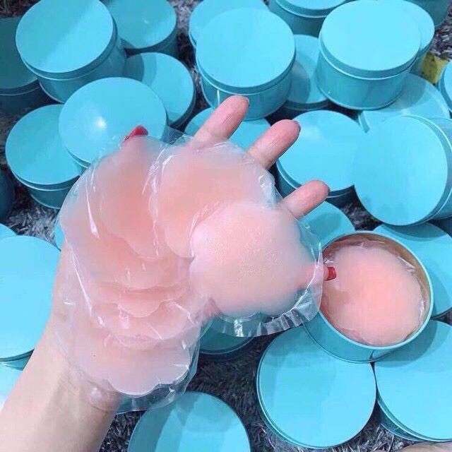 Hộp 10 Miếng Dán Nhũ Hoa Silicon – Hgs