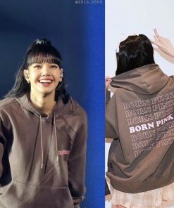 áo Khoác Hooide Nữ In Chữ Blackpink In Thời Trang Hàn Quốc From Rộng Bao đẹp Siêu Cá Tính Hot Trend-htm Fashion