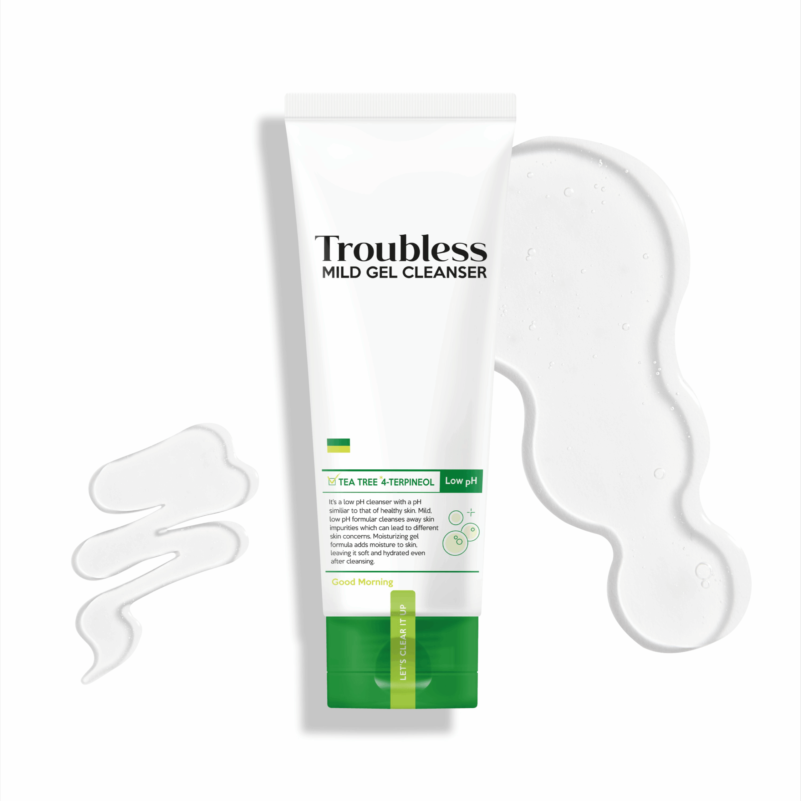 Gel Rửa Mặt Tạo Bọt Troubless Dịu Nhẹ Hỗ Trợ Kiểm Soát Nhờn Mụn, Làm Sạch Sâu 120ml