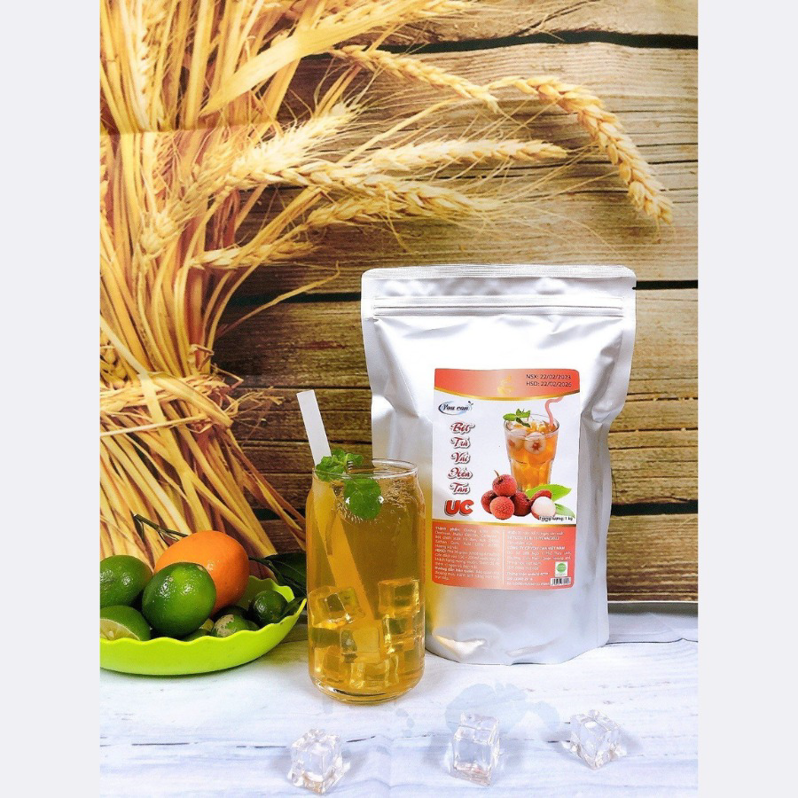 [thùng 10kg] Bột Trà Vải Hòa Tan Tiện Lợi, Giàu Vitamin C, Không Chứa Chất Bảo Quản U010 – Lady’s Passion