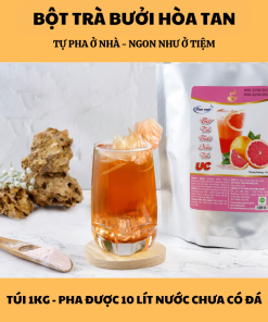 [túi 1kg] Bột Trà Bưởi Hòa Tan Tiện Lợi, Giàu Vitamin C, Không Chứa Chất Bảo Quản U004 – Lady’s Passion