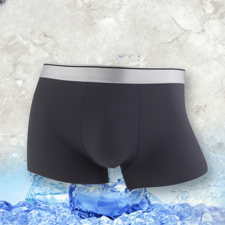 Quần Lót Nam Boxer Trơn Thun Lạnh Slim Fit Bx01- Tuto5