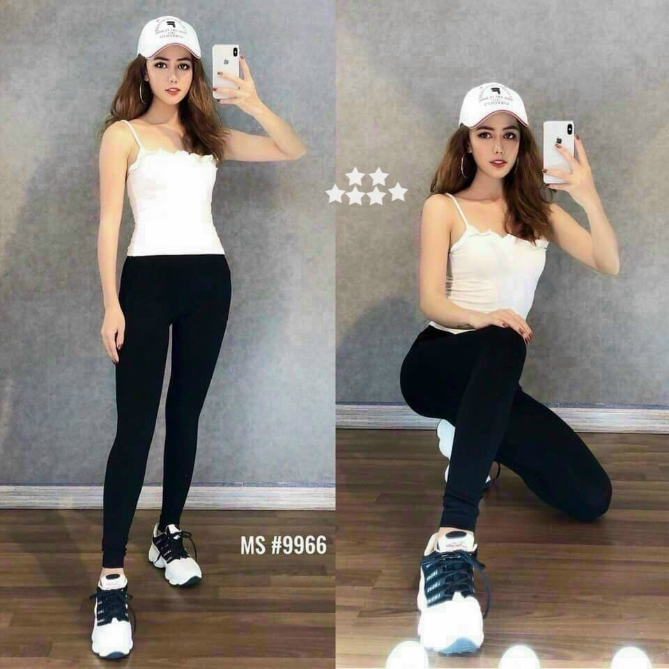 Quần Nữ Dài Legging Thun Co Giãn 4 Chiều Hàng Quảng Châu Cao Cấp – Ausa House