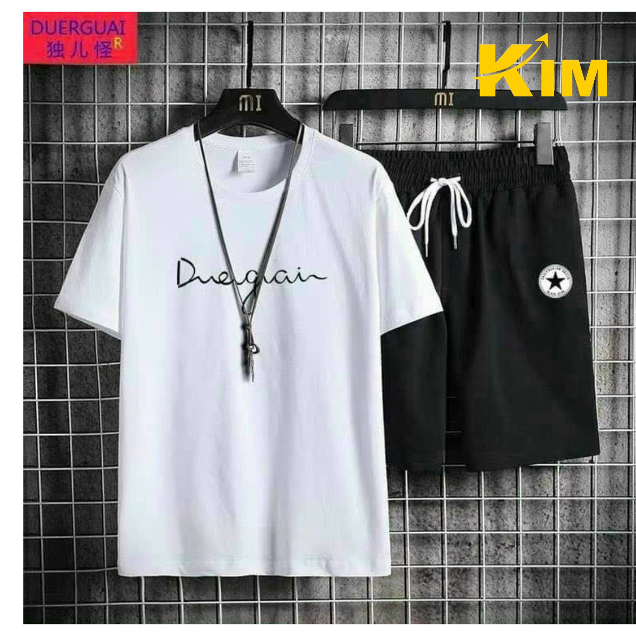 Bộ Thun Thể Thao Nam Duegai Unisex Nam Nữ Thoáng Mát – Kim
