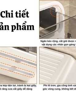 Hộp Giấy Vệ Sinh Dán Tường 2 Ngăn – Gdn