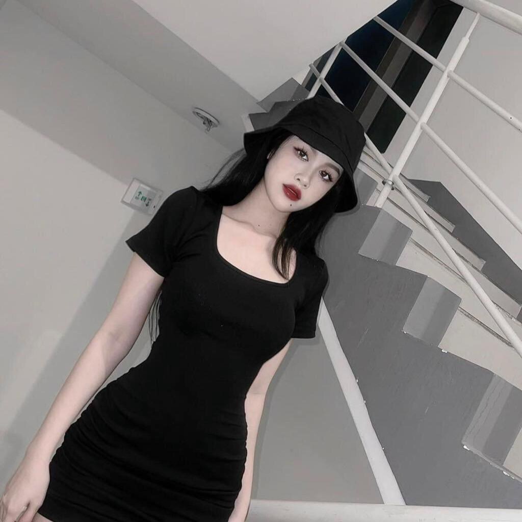 đầm Váy Nữ Thun Gân ôm Bodychéo Lưng Bt069 – Nana House