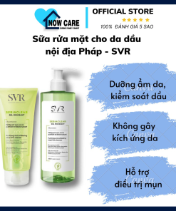 Sữa Rửa Mặt Cho Da Dầu Nội địa Pháp – Svr