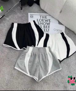 Quần Short Nữ Phối Viền Thun Da Cá – Ausa House