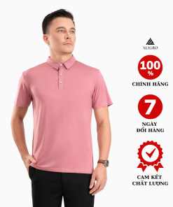 áo Polo Golf Nam Ngắn Tay Chất Vải Coolmax Dệt Line Phẩy Màu Vỏ đổ Năng động Algplo123 – Aligro
