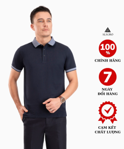 áo Polo Nam Ngắn Tay Xanh Navy Aligro Algplo85 – Aligro