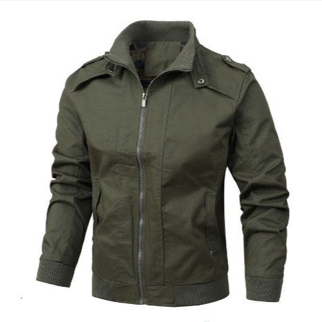 áo Khoác Nam Kaki Cotton Lót Dù, áo Có Túi Trong Và 2 Túi Ngoài Khóa Kéo Cao Cấp – Su Clothing