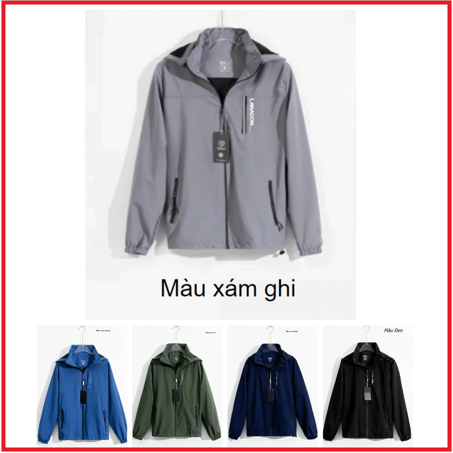 áo Khoác, áo Gió, áo Khoác Gió Nam 2 Lớp Cao Cấp Phối Dòng Chữ Ctb309 – Bechip