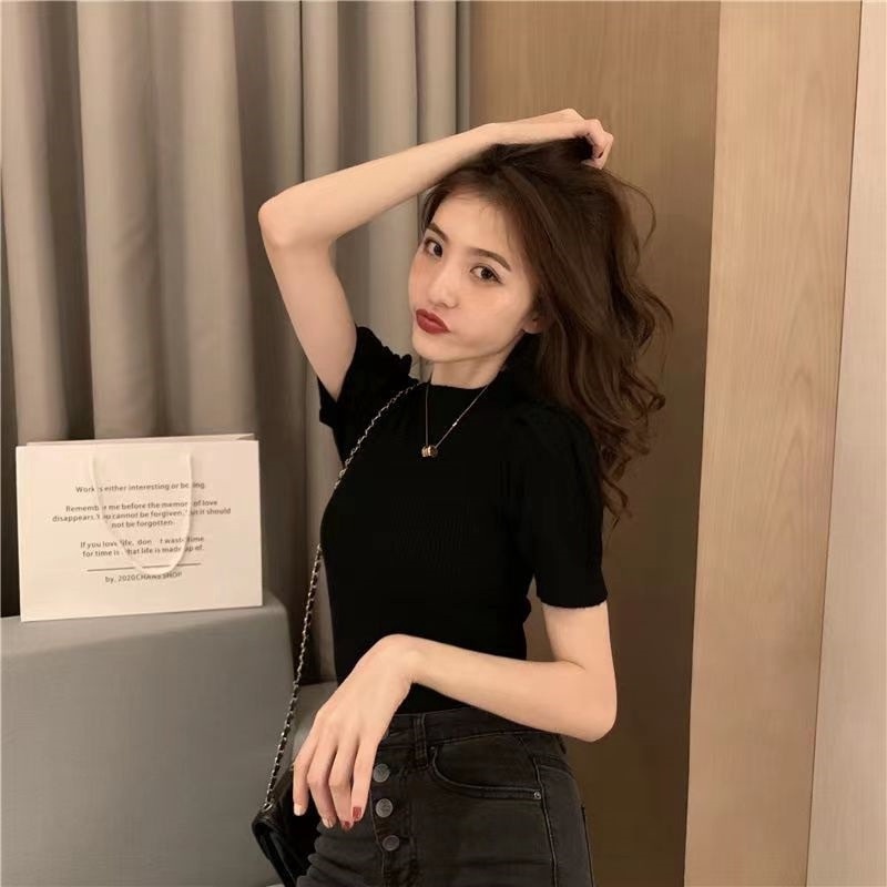 áo Len Tay Bồng Cổ 3 Cm Chất Len Mềm Mịn Cho Bạn Nữ Sldca61 – Diepchi Fashion