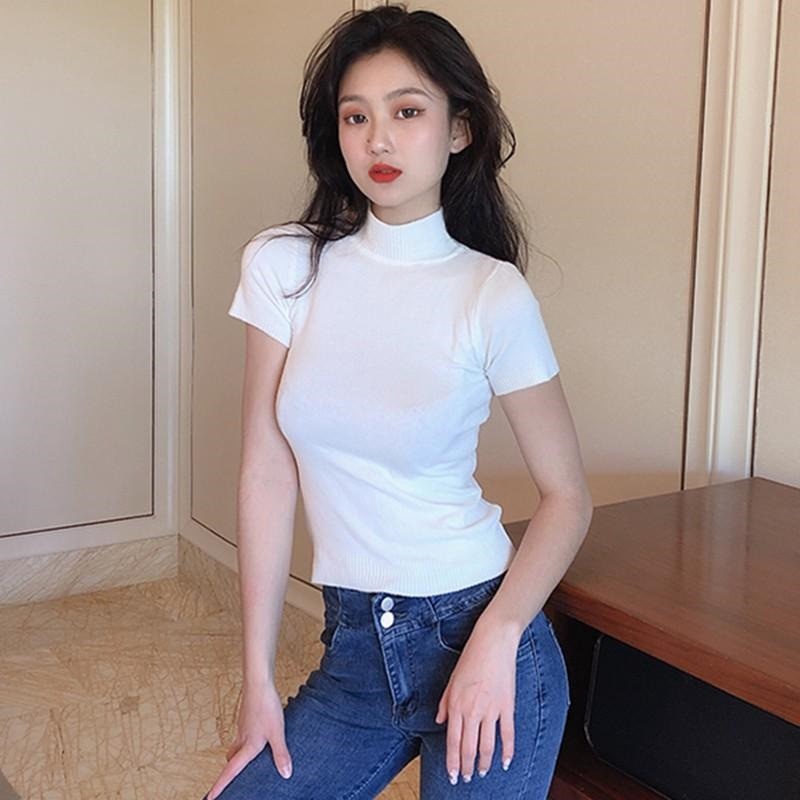 áo Len Cổ 3 Cm Tay Bo Chất Len Lụa Mềm Cho Bạn Nữ Sldca65 – Diepchi Fashion