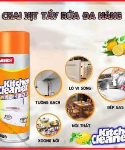 Bình Xịt Bếp Cam, Chai Xịt Tẩy Rửa đa Năng Kitchen Cleaner 500ml Ctb313 – Bechip