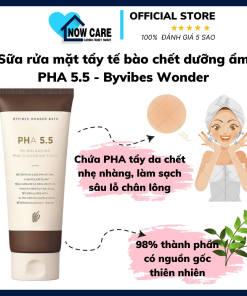 Sữa Rửa Mặt Tẩy Tế Bào Chết Dưỡng ẩm Pha 5.5 – Byvibes Wonder