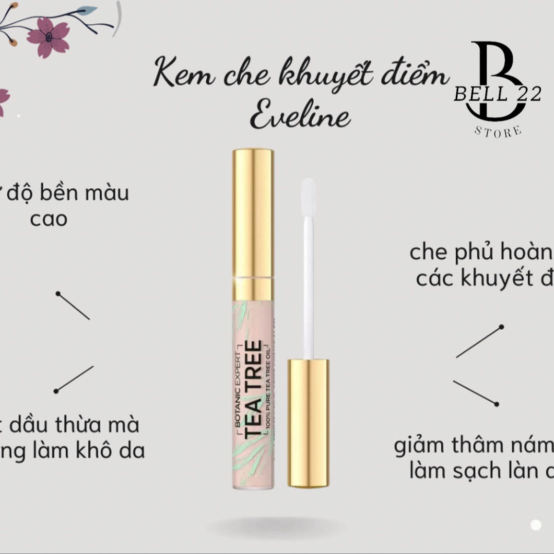 Kem Che Khuyết điểm Eveline 2in1 (dạng đầu Cọ) B978 – Bell22 Store