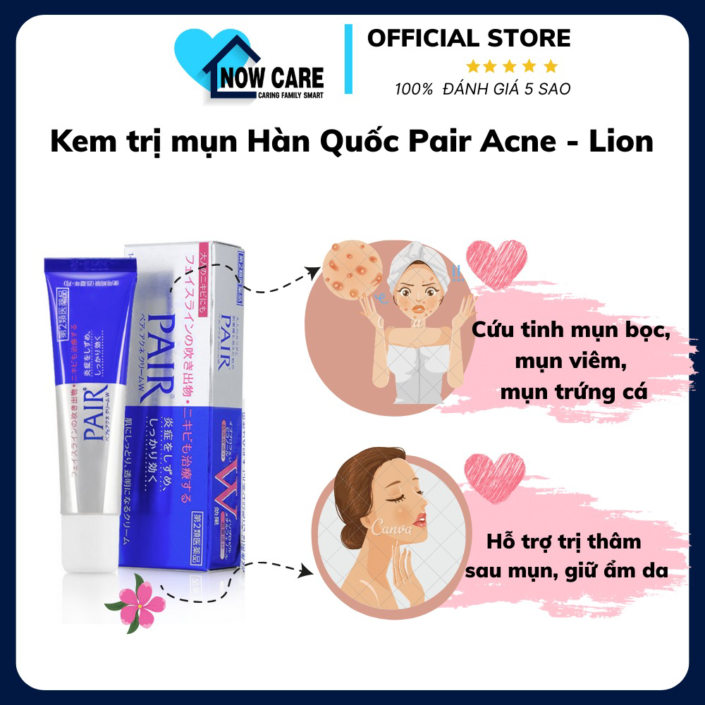 Kem Trị Mụn Hàn Quốc Pair Acne – Lion