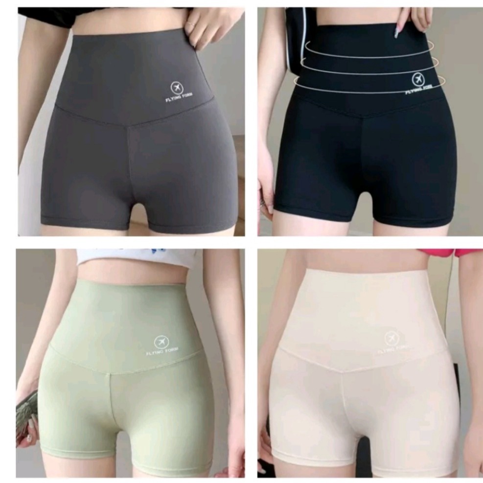 Quần đùi đúc Su Nữ Cạp Cao Gen Bụng Nâng Mông Siêu Hot -hana Mart