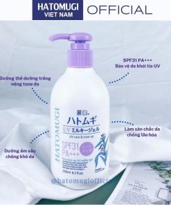 Gel Chống Nắng Cấp ẩm Body Hatomugi 250ml – Nhật Bản -nhà Quân Store