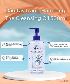 Dầu Tẩy Trang Dưỡng ẩm Và Làm Sáng Da 500ml/chai – Hatomugi