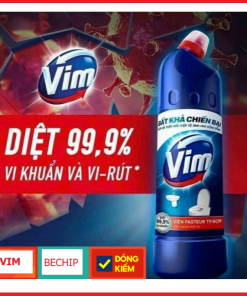 Nước Tẩy Bồn Cầu Vim 450ml – Diệt Sạch Vi Khuẩn Gấy Bệnh Ctb317 – Bechip
