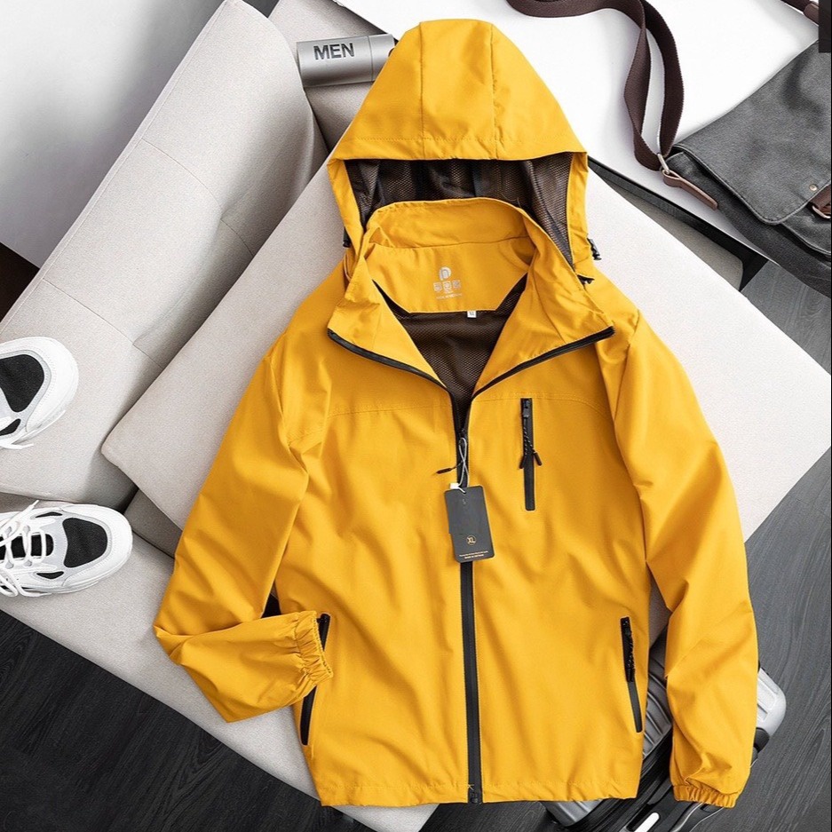 áo Gió Tráng Bạc Nam Nữ Chống Tia Uv 2 Lớp 3 Túi – Men’s Style