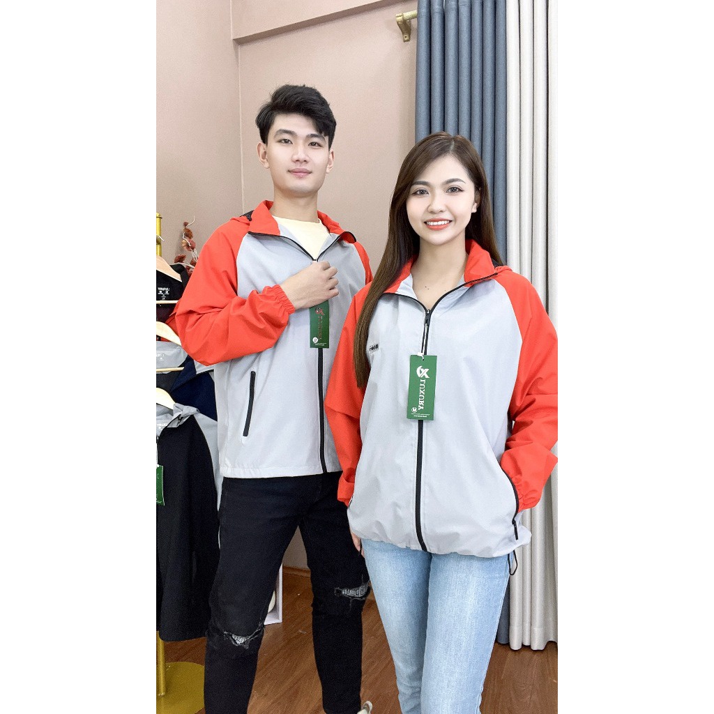 áo Gió Unisex 2 Lớp Phối Màu Chống Nước Mẫu Mới Sldcg23 – Diepchi Fashion