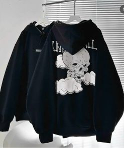 áo Nỉ Hoodie Nam Nữ Phối Theo Phong Cách Form Rộng Siêu đẹp Hình In Sắc Nét Chất Liệu Vải Dày Dặn Hàng Hot Trend-htm Fashion