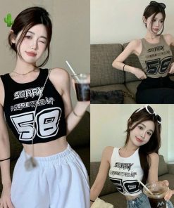 áo Thun Croptop Ba Lỗ Sorry 58 – Ausa House