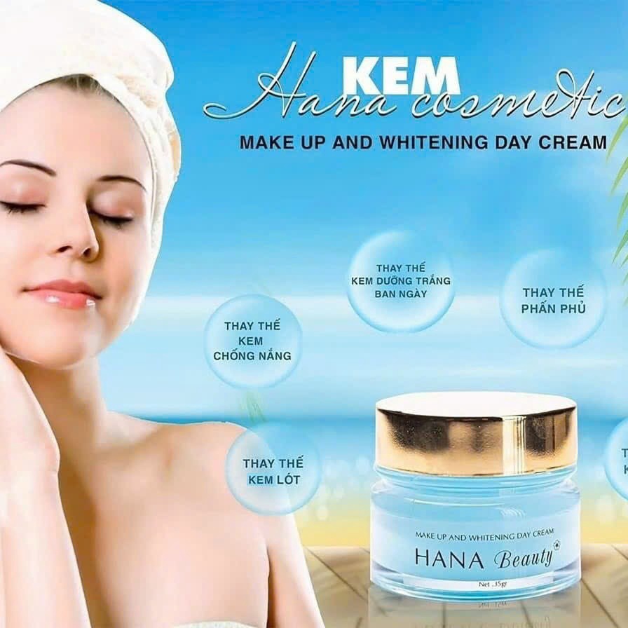 Kem Dưỡng Chống Nắng 5in1 Hana Beauty -hana Mart