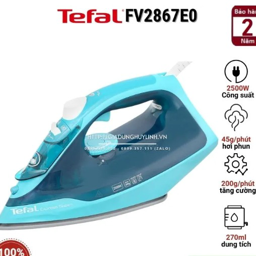 Bàn ủi Hơi Nước Tefal Fv2867e0 – Tefal