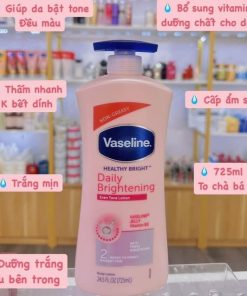 Sữa Dưỡng Thể Healthy Bright Daily Brightening 400ml Vaseline Kt1 – Gdn