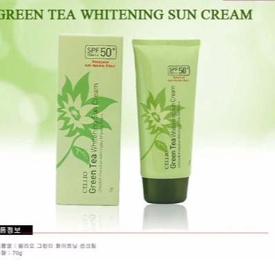 Kem Chống Nắng Cellio Green Tea Whitenning Sun Cream Spf50 – Gdn