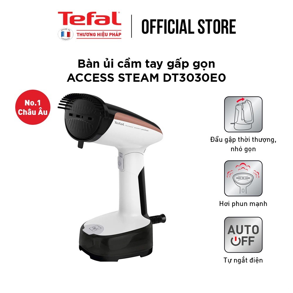 Bàn ủi Hơi Nước Cầm Tay Dạng Du Lịch Tefal Dt3030e0 – Tefal