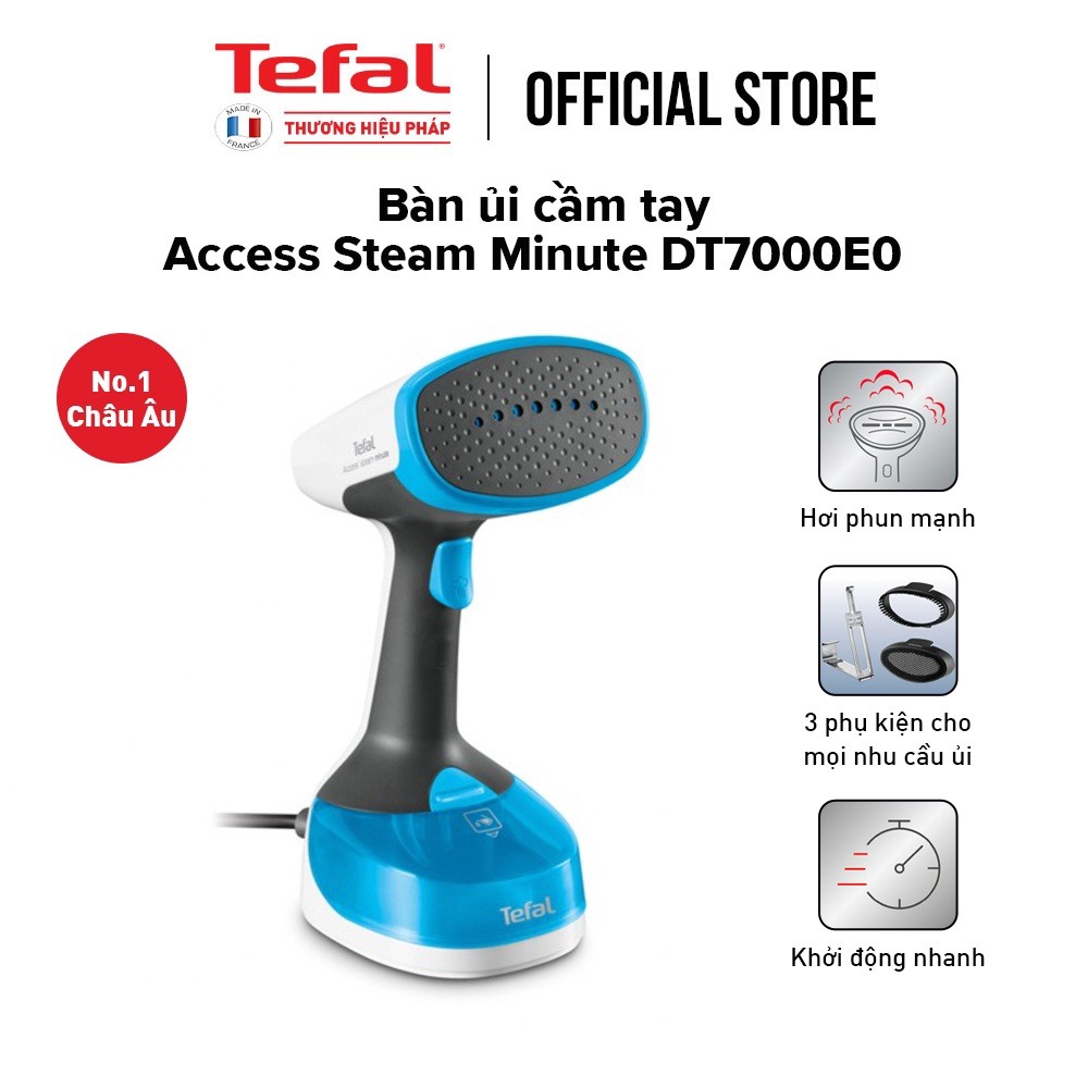 Bàn ủi Hơi Nước Cầm Tay Dạng Du Lịch Tefal Dt7000e0 – Tefal