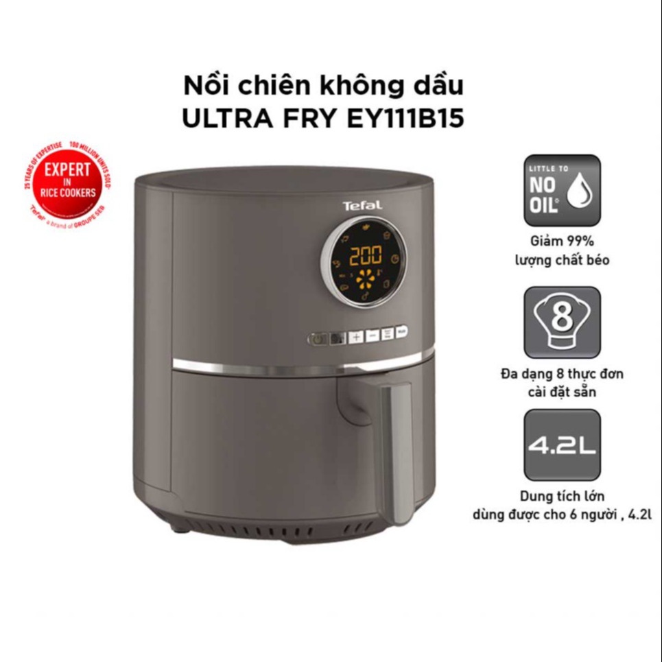 Nồi Chiên Không Dầu Tefal Ey111b15 – Tefal