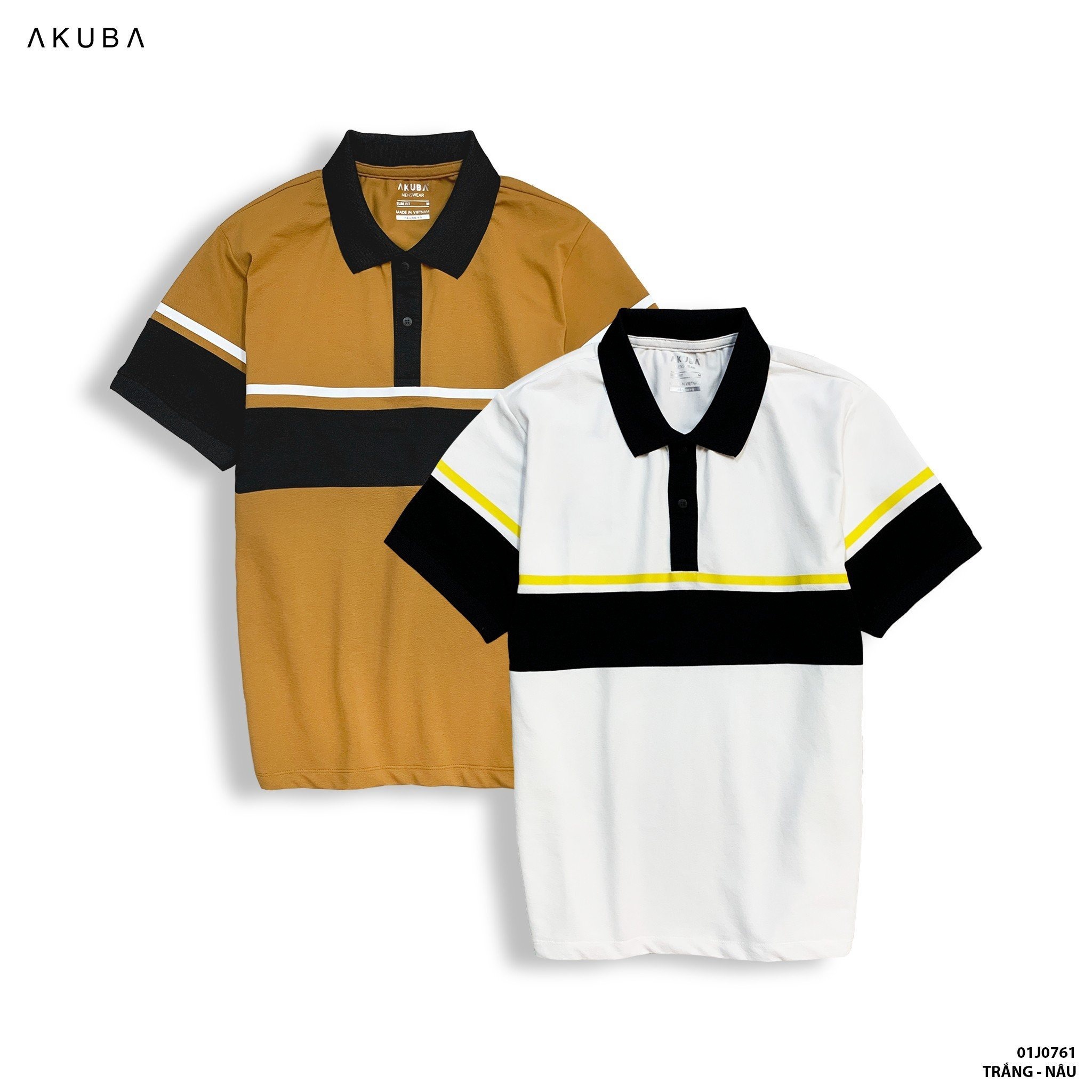 áo Thun Cổ Polo 01j0761 Form Slimfit – Akuba