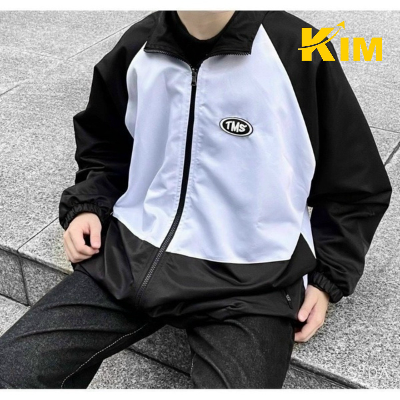 áo Khoác Dù Nam Nữ Form Unisex Cổ đứng Chất Liệu Dù 2 Lớp Tms Chống Gió – Kim