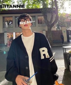 áo Khoác Nỉ Nam Nữ Cardigan Chữ Rrrrrr