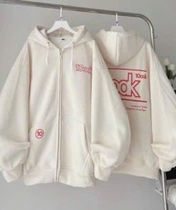 áo Khoác Nỉ Hoodie Zip Nam Nữ Chất Form Rộng Trước áo Có In Chữ 100ak Logo Bao đẹp Vải Nì Dày Dặn Chuẩn Tôn Dáng áo đẹp Hàng Hot Trend-htm Fashion