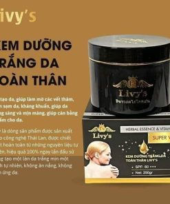 Kem Doby Livy’s đen Thái Lan, Kem Dưỡng Trắng Da Toàn Thân 250g Kt1- Gdn