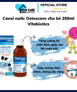 Canxi Nước Osteocare Cho Bé 200ml – Vitabiotics