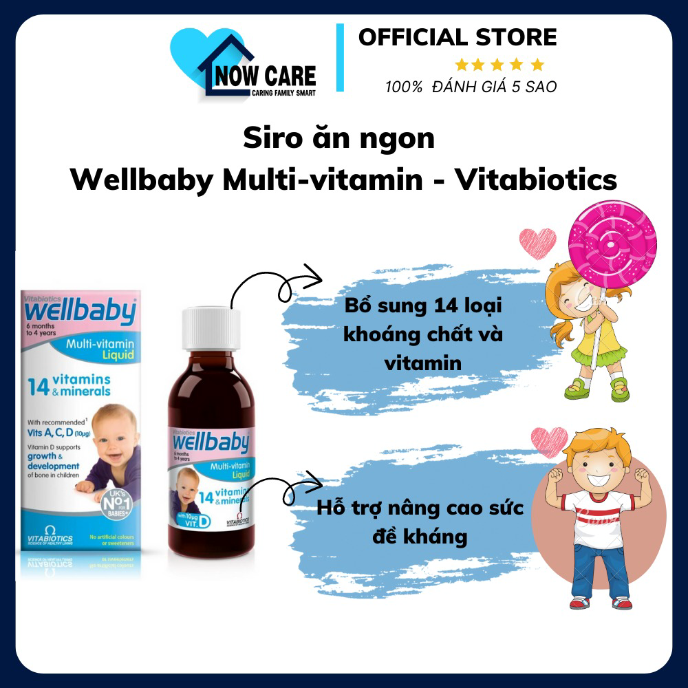 Siro ăn Ngon Wellbaby Multi-vitamin – Vitabiotics