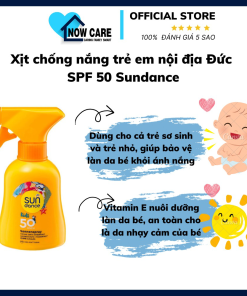 Xịt Chống Nắng Trẻ Em Nội địa đức Spf 50 – Sundance