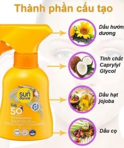 Xịt Chống Nắng Trẻ Em Nội địa đức Spf 50 – Sundance