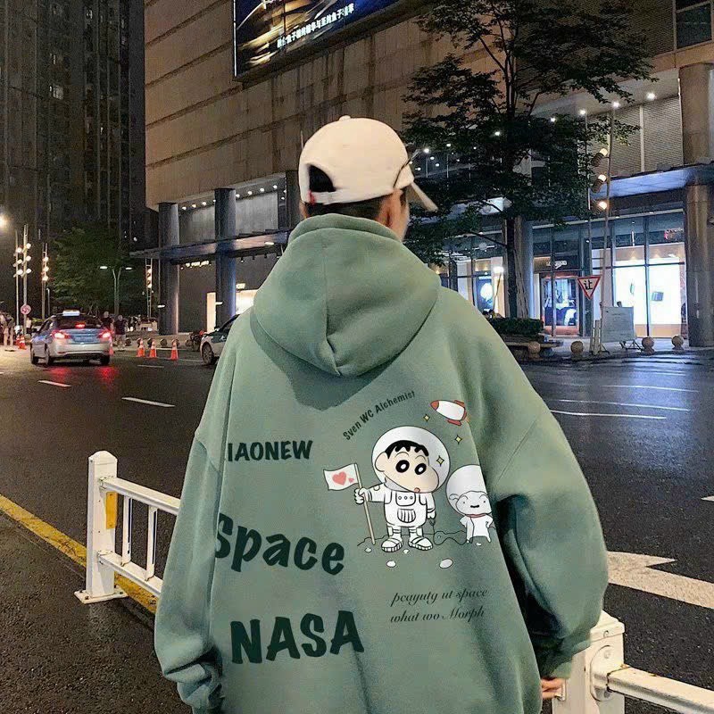 áo Khoác Hoodie Nam Nữ Với Tôn Dáng Form Rộng áo Có In Chữ Space Nasa Siêu Sắc Nét Chất Liệu Vải áo Dày Dặn Mặc ấm Khi Mùa Se Lạnh áo đẹp Hàng Hot Trend-htm Fashion