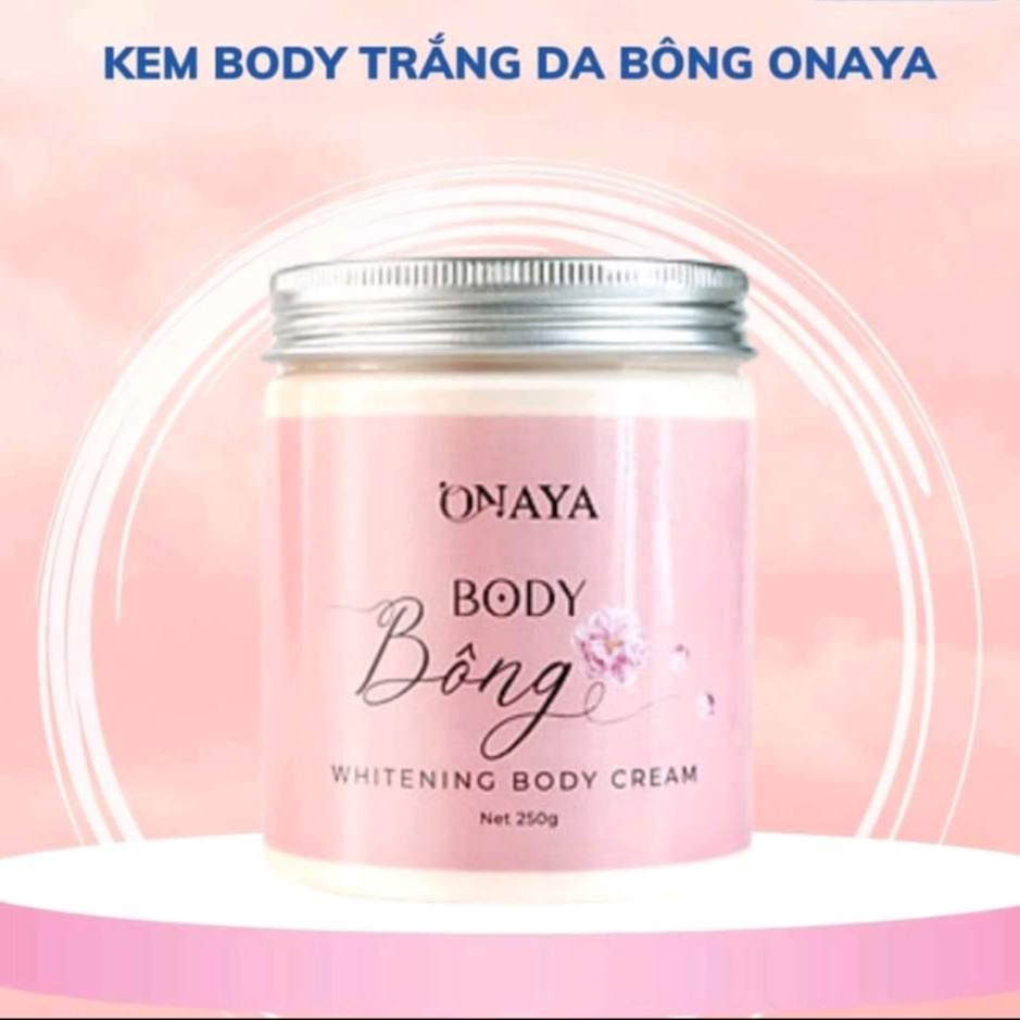 Kem Doby Bông Onaya, Dưỡng Trắng Da Toàn Thân 250gram Kt- Gdn